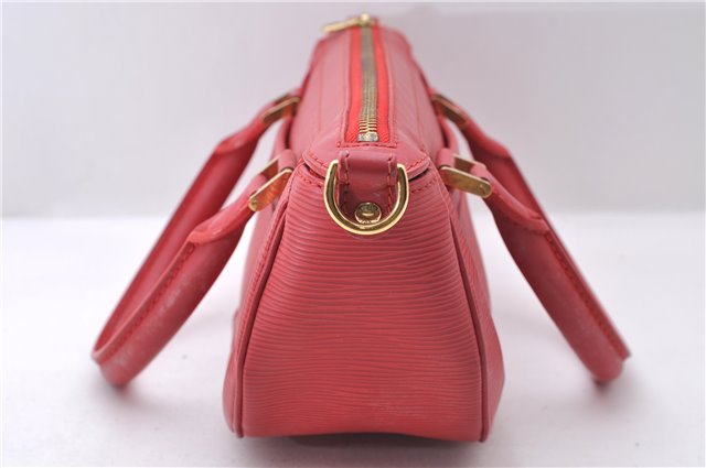 Auth Louis Vuitton Epi Dhanura PM 2Way Shoulder Hand Bag Red M5891E LV 9570C