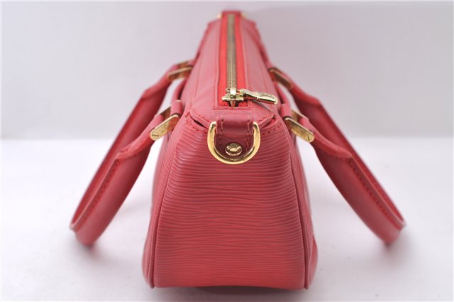 Auth Louis Vuitton Epi Dhanura PM 2Way Shoulder Hand Bag Red M5891E LV 9570C