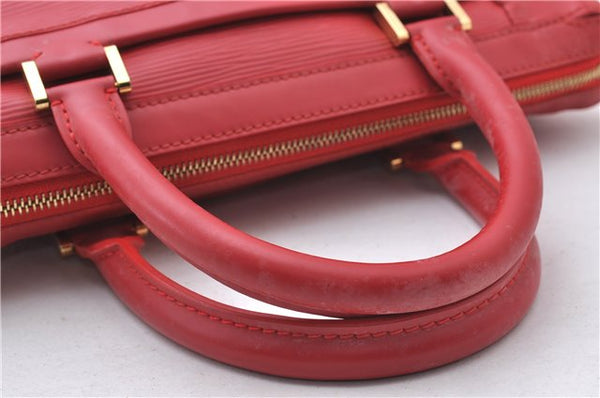 Auth Louis Vuitton Epi Dhanura PM 2Way Shoulder Hand Bag Red M5891E LV 9570C