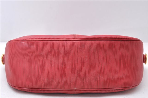 Auth Louis Vuitton Epi Dhanura PM 2Way Shoulder Hand Bag Red M5891E LV 9570C