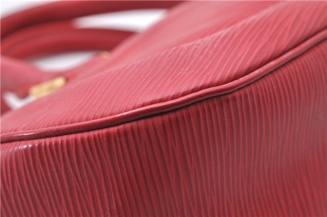 Auth Louis Vuitton Epi Dhanura PM 2Way Shoulder Hand Bag Red M5891E LV 9570C