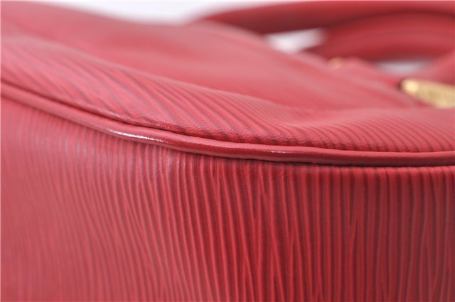 Auth Louis Vuitton Epi Dhanura PM 2Way Shoulder Hand Bag Red M5891E LV 9570C