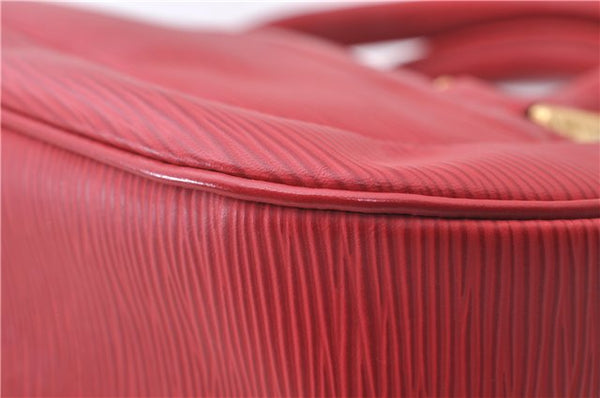 Auth Louis Vuitton Epi Dhanura PM 2Way Shoulder Hand Bag Red M5891E LV 9570C