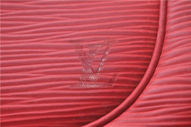 Auth Louis Vuitton Epi Dhanura PM 2Way Shoulder Hand Bag Red M5891E LV 9570C