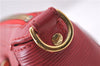 Auth Louis Vuitton Epi Dhanura PM 2Way Shoulder Hand Bag Red M5891E LV 9570C