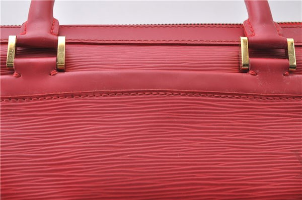 Auth Louis Vuitton Epi Dhanura PM 2Way Shoulder Hand Bag Red M5891E LV 9570C