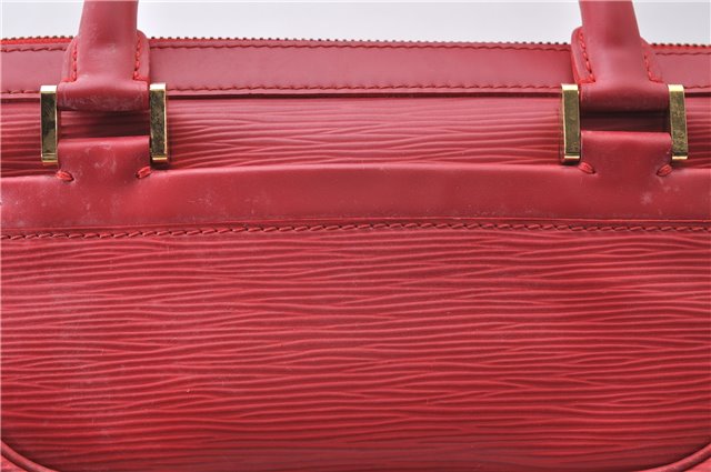 Auth Louis Vuitton Epi Dhanura PM 2Way Shoulder Hand Bag Red M5891E LV 9570C