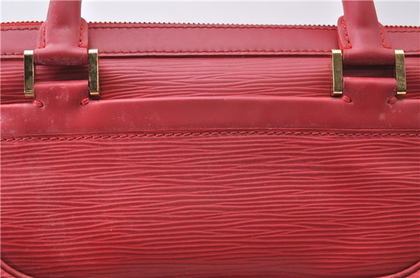 Auth Louis Vuitton Epi Dhanura PM 2Way Shoulder Hand Bag Red M5891E LV 9570C