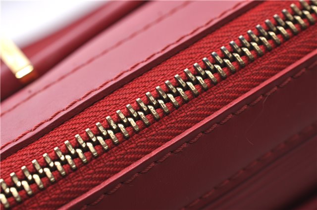 Auth Louis Vuitton Epi Dhanura PM 2Way Shoulder Hand Bag Red M5891E LV 9570C