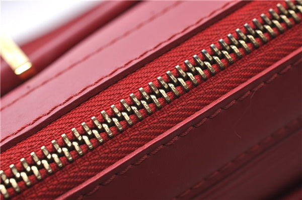 Auth Louis Vuitton Epi Dhanura PM 2Way Shoulder Hand Bag Red M5891E LV 9570C