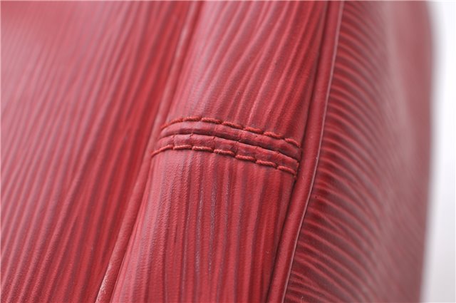 Auth Louis Vuitton Epi Dhanura PM 2Way Shoulder Hand Bag Red M5891E LV 9570C