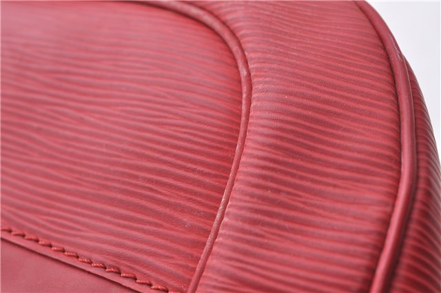 Auth Louis Vuitton Epi Dhanura PM 2Way Shoulder Hand Bag Red M5891E LV 9570C