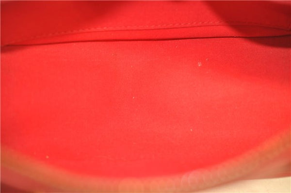 Auth Louis Vuitton Epi Dhanura PM 2Way Shoulder Hand Bag Red M5891E LV 9570C