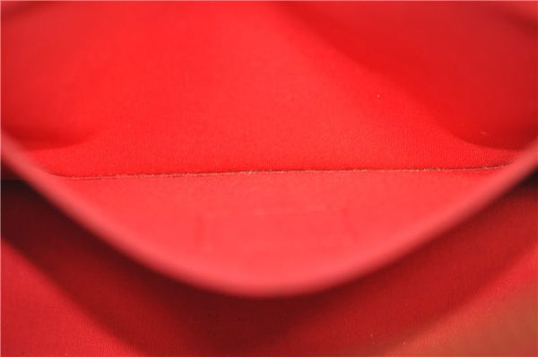 Auth Louis Vuitton Epi Dhanura PM 2Way Shoulder Hand Bag Red M5891E LV 9570C