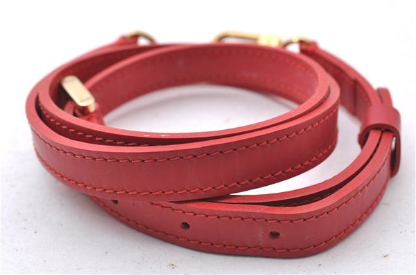 Auth Louis Vuitton Epi Dhanura PM 2Way Shoulder Hand Bag Red M5891E LV 9570C