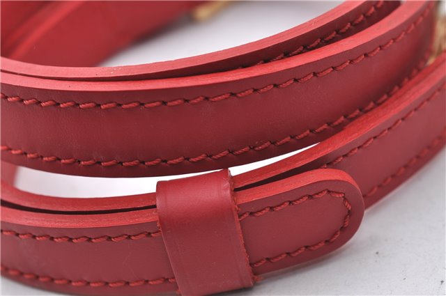 Auth Louis Vuitton Epi Dhanura PM 2Way Shoulder Hand Bag Red M5891E LV 9570C