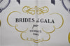 Authentic HERMES Carre 90 Scarf "BRIDES de GALA par" Silk Blue 9571D