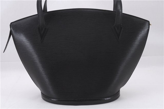 Auth Louis Vuitton Epi Saint Jacques Shopping Shoulder Bag Black M52262 LV 9573E