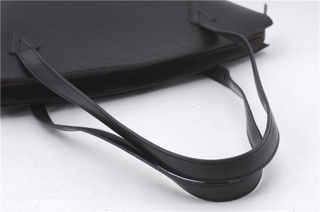 Auth Louis Vuitton Epi Saint Jacques Shopping Shoulder Bag Black M52262 LV 9573E