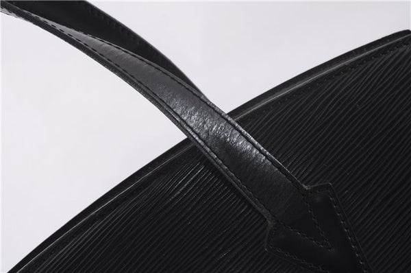 Auth Louis Vuitton Epi Saint Jacques Shopping Shoulder Bag Black M52262 LV 9573E