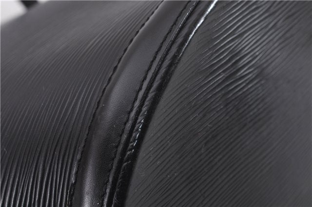 Auth Louis Vuitton Epi Saint Jacques Shopping Shoulder Bag Black M52262 LV 9573E