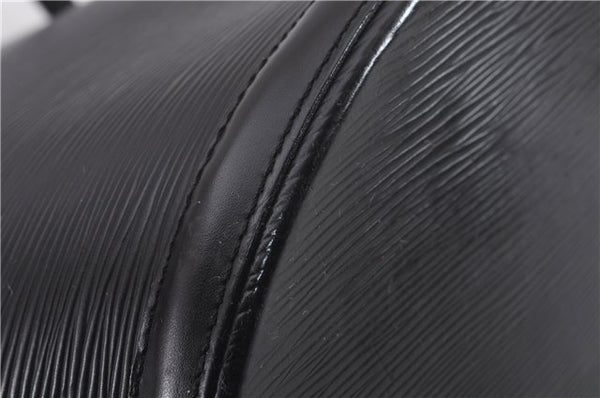 Auth Louis Vuitton Epi Saint Jacques Shopping Shoulder Bag Black M52262 LV 9573E