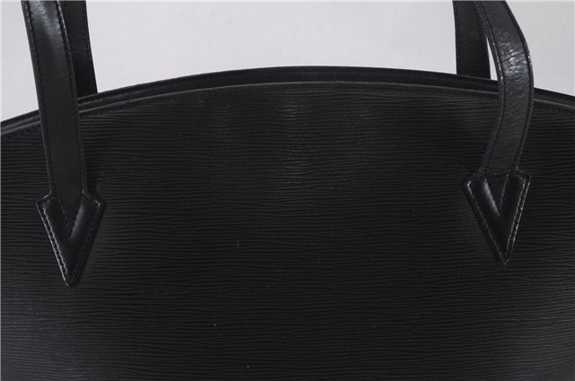Auth Louis Vuitton Epi Saint Jacques Shopping Shoulder Bag Black M52262 LV 9573E