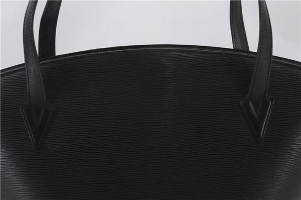 Auth Louis Vuitton Epi Saint Jacques Shopping Shoulder Bag Black M52262 LV 9573E
