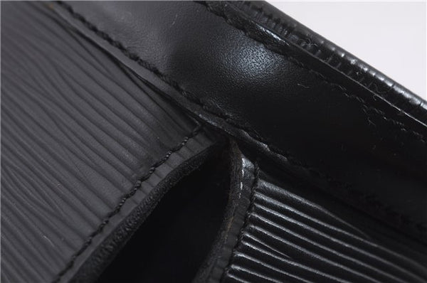 Auth Louis Vuitton Epi Saint Jacques Shopping Shoulder Bag Black M52262 LV 9573E