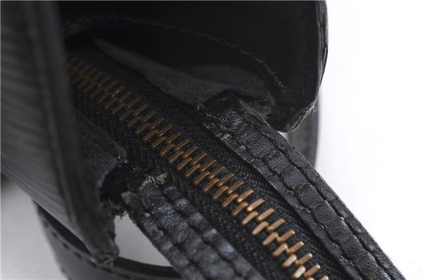 Auth Louis Vuitton Epi Saint Jacques Shopping Shoulder Bag Black M52262 LV 9573E