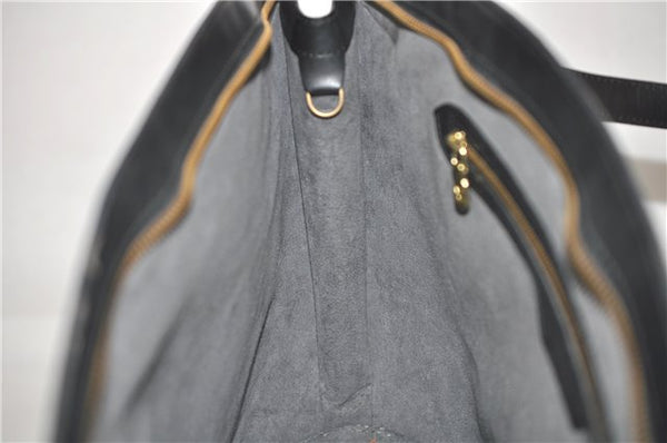 Auth Louis Vuitton Epi Saint Jacques Shopping Shoulder Bag Black M52262 LV 9573E