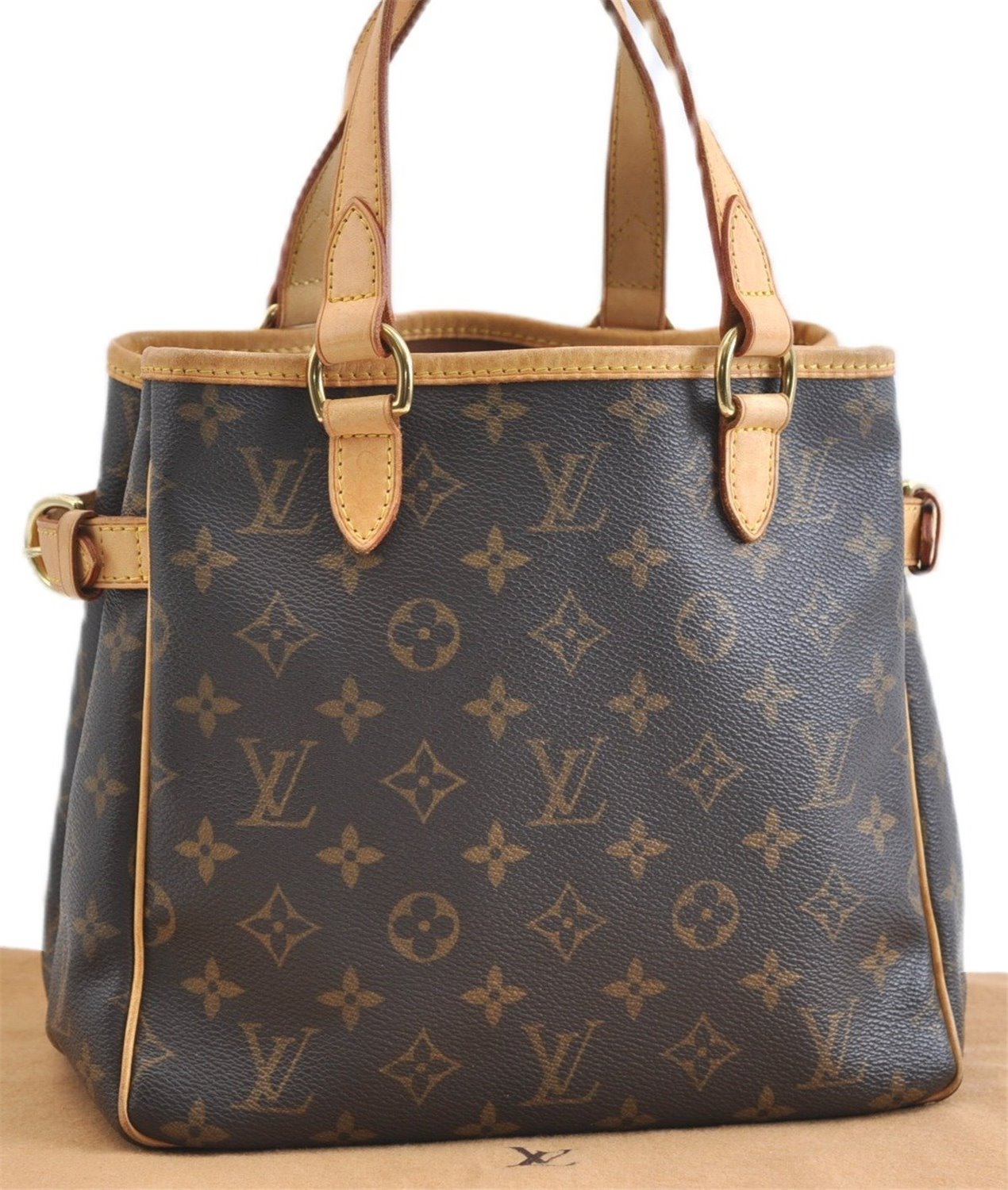 Authentic Louis Vuitton Monogram Batignolles Hand Tote Bag M51156 LV 9574E