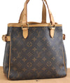 Authentic Louis Vuitton Monogram Batignolles Hand Tote Bag M51156 LV 9574E