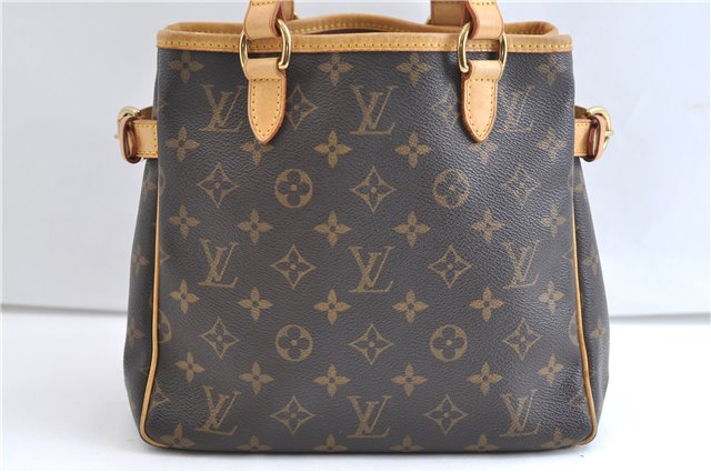 Authentic Louis Vuitton Monogram Batignolles Hand Tote Bag M51156 LV 9574E