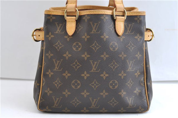 Authentic Louis Vuitton Monogram Batignolles Hand Tote Bag M51156 LV 9574E