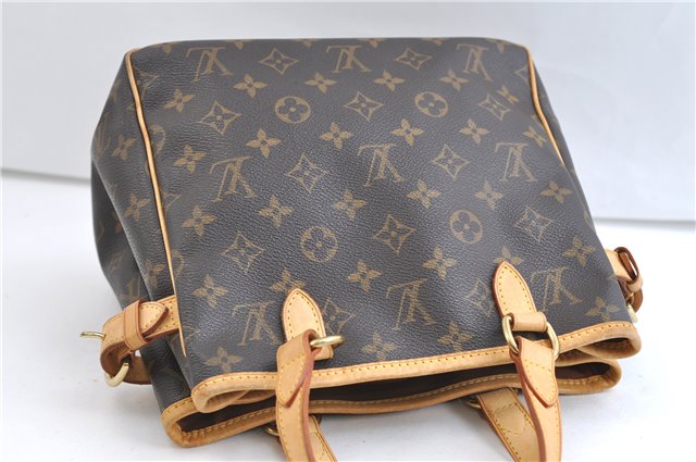 Authentic Louis Vuitton Monogram Batignolles Hand Tote Bag M51156 LV 9574E