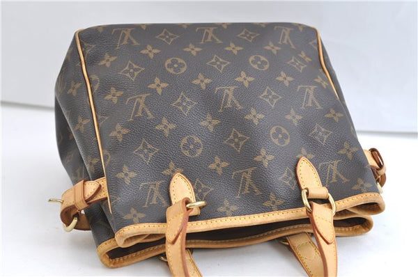 Authentic Louis Vuitton Monogram Batignolles Hand Tote Bag M51156 LV 9574E