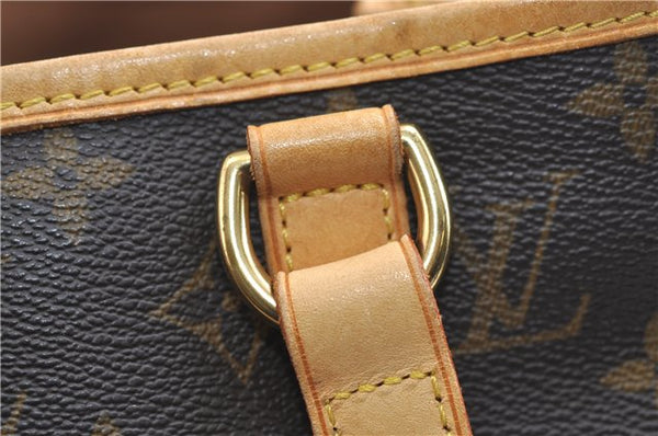 Authentic Louis Vuitton Monogram Batignolles Hand Tote Bag M51156 LV 9574E