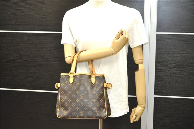 Authentic Louis Vuitton Monogram Batignolles Hand Tote Bag M51156 LV 9574E