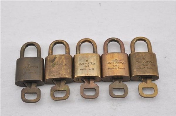 Authentic Louis Vuitton Padlock & Keys 10Set LV 9577F