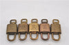 Authentic Louis Vuitton Padlock & Keys 10Set LV 9577F