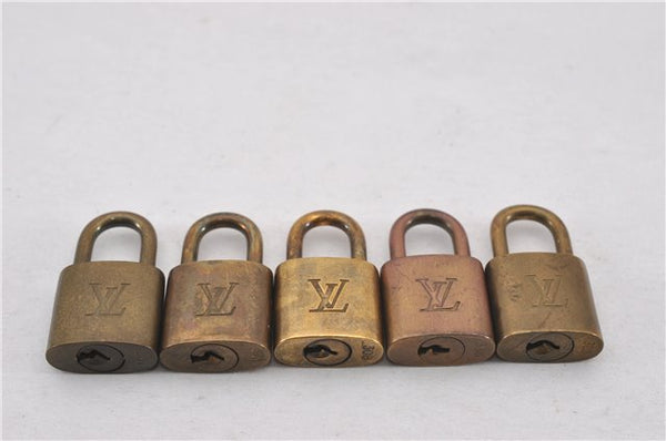 Authentic Louis Vuitton Padlock & Keys 10Set LV 9577F