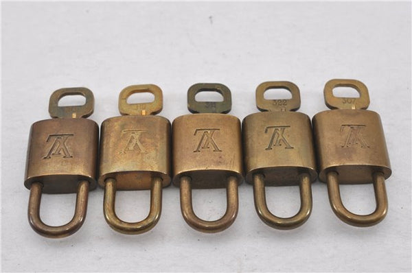 Authentic Louis Vuitton Padlock & Keys 10Set LV 9577F