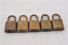 Authentic Louis Vuitton Padlock & Keys 10Set LV 9577F