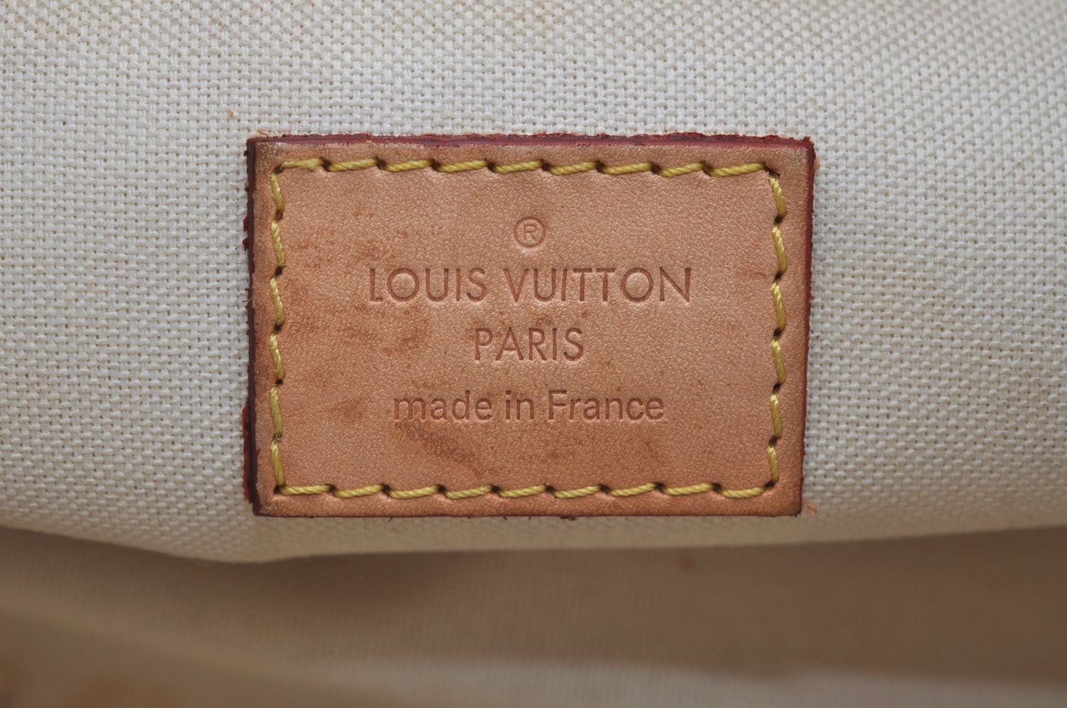 Authentic Louis Vuitton Damier Azur Cabas PM Shoulder Tote Bag N41376 LV 9578E