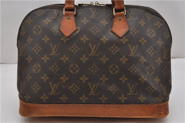 Authentic Louis Vuitton Monogram Alma Hand Bag Purse M51130 LV 9578F