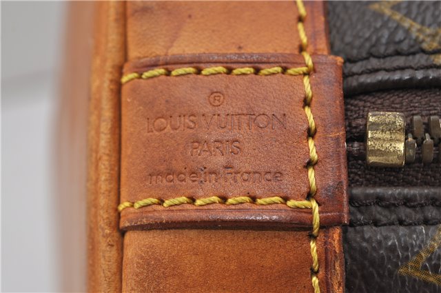 Authentic Louis Vuitton Monogram Alma Hand Bag Purse M51130 LV 9578F