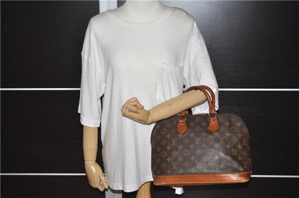 Authentic Louis Vuitton Monogram Alma Hand Bag Purse M51130 LV 9578F