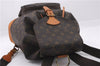 Authentic Louis Vuitton Monogram Montsouris GM Backpack M51135 LV 9585E