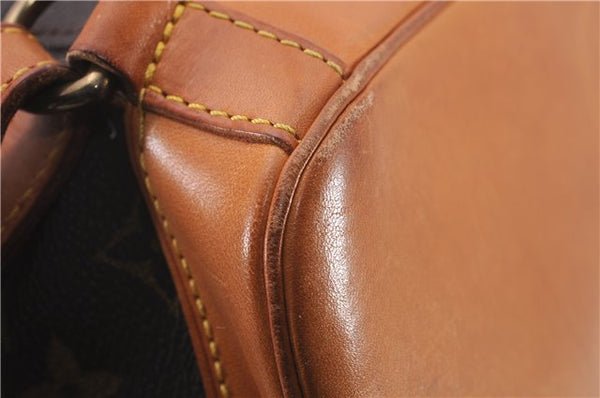 Authentic Louis Vuitton Monogram Montsouris GM Backpack M51135 LV 9585E